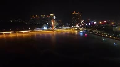 临江门大桥远到近视频的预览图